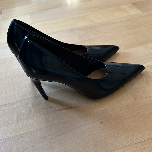 Zara pointed black patent heels - Picture 3 of 7